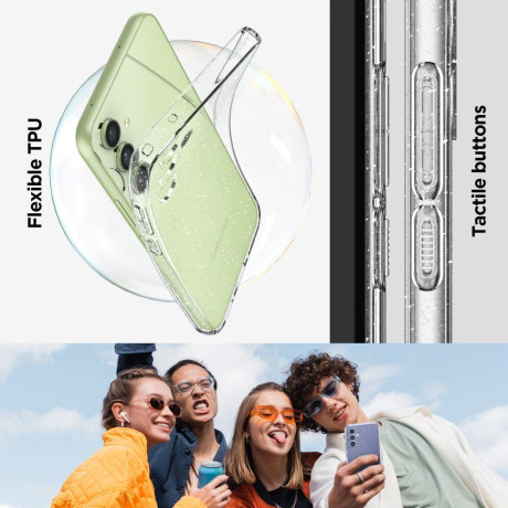 Оригінальний чохол Spigen Liquid Crystal на Samsung Galaxy A54 5G - GLITTER CRYSTAL