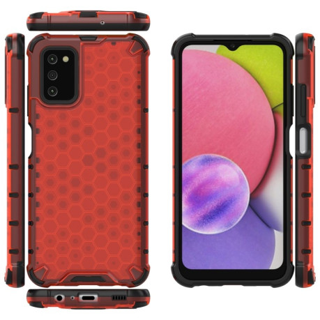 Протиударний чохол Honeycomb Samsung Galaxy A03s - червоний