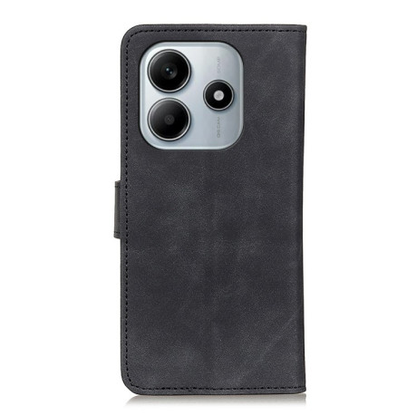 Чехол-книжка KHAZNEH Cowhide Texture на Xiaomi Redmi Note 14 4G - черный