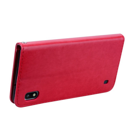 Чехол- книжка  Rose Embossed на Samsung Galaxy A10- красный