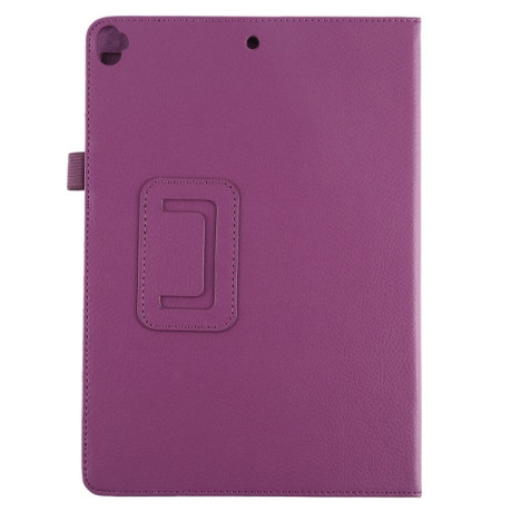 Чехол-книжка Litchi Texture для iPad 10.5 / iPad 10.2 2021/2020/2019 - фиолетовый