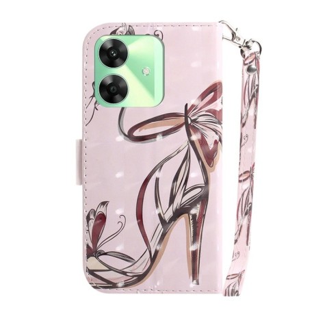 Чохол-книжка 3D Colored Horizontal Flip Leather для Realme C61/C63/Note 60/Note 60x - High-heeled