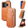 Фліп-чохол Zipper Wallet для Realme GT Neo 5 5G / GT3 5G - коричневий