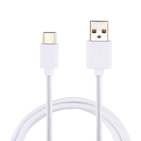 Кабель USB 2 to USB-C / Type-C Charging Data Cable, Cable Length: 1m - білий