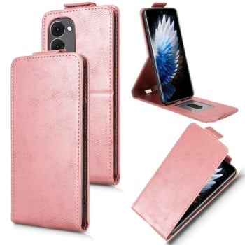 Чехол Magnetic Vertical Flip Leather на Tecno Spark 40 Pro+ 4G — розовое золото