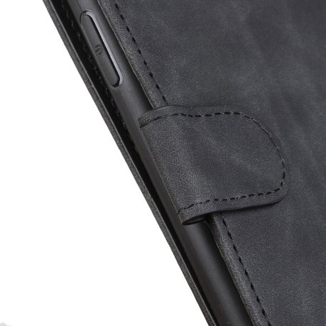 Чехол-книжка KHAZNEH Retro Texture на Samsung Galaxy A15 - черный