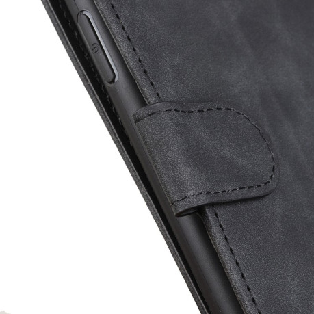Чехол-книжка KHAZNEH Retro Texture на Samsung Galaxy M32/A22 4G - черный