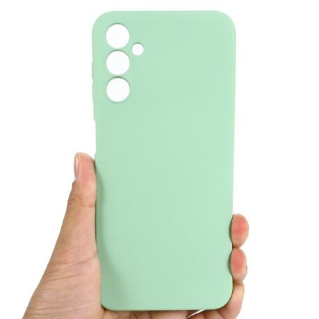 Силіконовий чохол Solid Color Liquid Silicone для Samsung Galaxy M34 5G - зелений