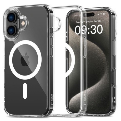 Чехол Tech-Protect FlexAir Hybrid MagSafe для iPhone 16 - Clear