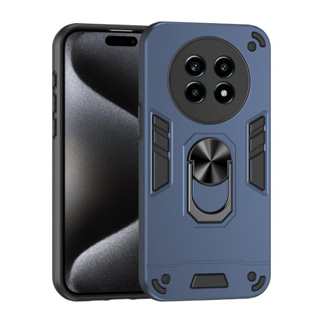 Ударозахисний чохол Shockproof Metal Ring Holder для Realme 13 Pro/13 Pro+ - синій