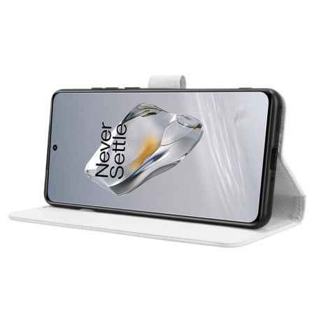 Чохол-книжка Diamond Texture для OnePlus 12R/Ace 3 5G - білий