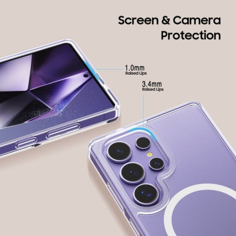 Чохол Tech-Protect FlexAir Hybrid MagSafe для Samsung Galaxy S25 Ultra - Clear