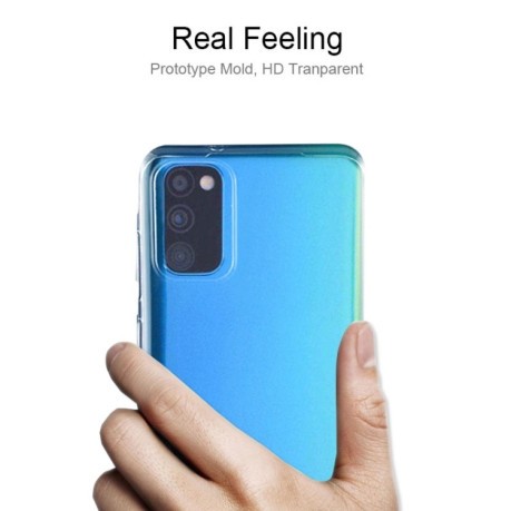 Ультратонкий силиконовый чехол на Samsung Galaxy S20+Plus-прозрачный