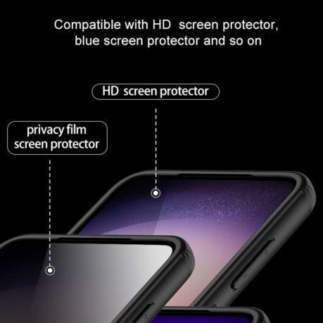 Противоударный чехол Armor Clear для Samsung Galaxy S24+ 5G - черный
