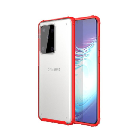 Ударозащитный чехол Four-corner на Samsung Galaxy S20 Ultra-красный