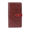Чохол-книжка idewei Crocodile Texture для OPPO Reno7 5G Global/ Find X5 Lite/OnePlus Nord CE2 5G  - винно-червоний