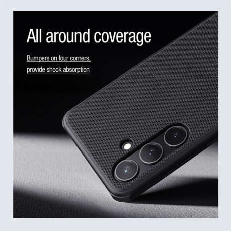 Противоударный чехол NILLKIN Frosted Shield Pro Magnetic Magsafe для Samsung Galaxy S24+ 5G - черный