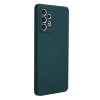 Противоударный чехол ENKAY Liquid Silicone для Samsung Galaxy A73 5G - темно-зеленый