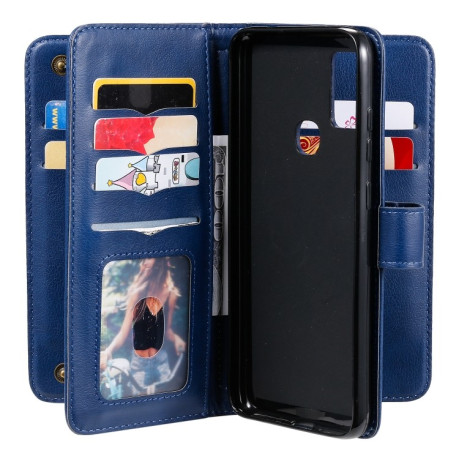 Чехол-кошелек Multifunctional accessory на Samsung Galaxy M51 - синий