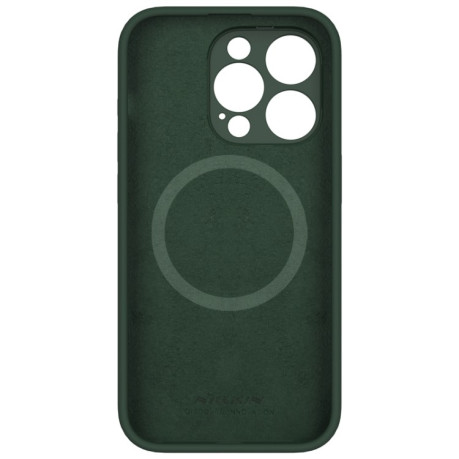 Противоударный чехол NILLKIN Lens Wing Magsafe Magnetic для iPhone 15 Pro - зеленый