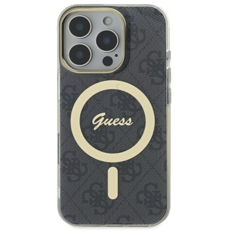 Оригінальний чохол Guess IML 4G MagSafena для iPhone 16 Pro - Black