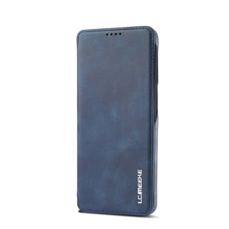 Чехол-книжка LC.IMEEKE Hon Ancient Series для Samsung Galaxy S22 Plus 5G - синий