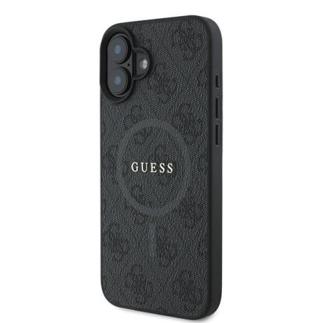 Оригинальный чехол Guess Ring Classic Logo MagSafe для iPhone 16 Plus - black