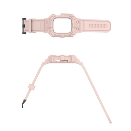 Силиконовый ремешок Integrated Band для Apple Watch Series 8/7 45mm / 44mm / 42mm - розовый
