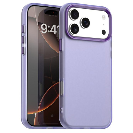 Противоударный чехол Candy Series для iPhone 17 Pro Max - фиолетовый
