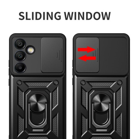 Протиударний чохол Sliding Camshield для Samsung Galaxy S24 FE 5G - рожеве золото