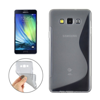 TPU Чехол S Line Anti-slip Grey для Samsung Galaxy A3