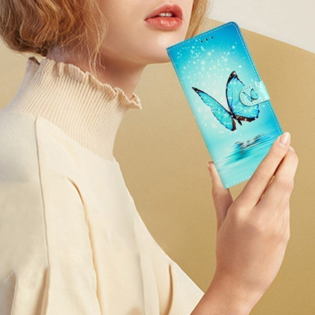 Чохол-книжка Colored Drawing Pattern для Xiaomi Redmi A4 5G - Butterfly