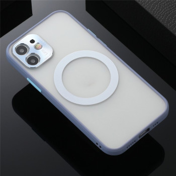 Ударопрочный чехол Skin Feel with Metal Lens для iPhone 11 - серый