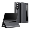 Чехол-книжка Smart View Window Leather на Samsung Galaxy TriFold — серый