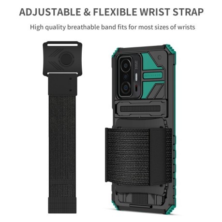 Протиударний чохол Armor Wristband для Xiaomi 11T / 11T Pro - зелений