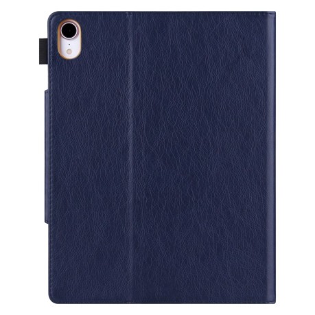 Чохол-книжка Solid Color Metal Buckle Leather Smart для iPad Pro 13 2024 - синій