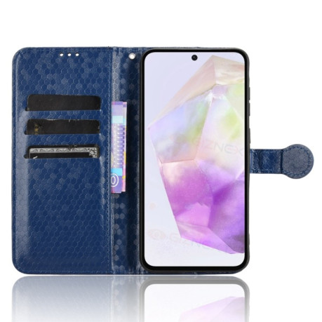 Чехол-книжка Honeycomb Dot для Samsung Galaxy A36 5G - синий