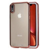 Ультратонкий силіконовий чохол Electroplating на iPhone XR-рожеве золото