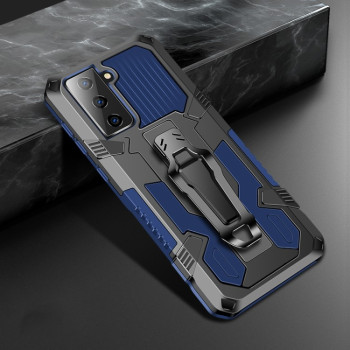 Противоударный чехол Armor Warrior для Samsung Galaxy S21 - синий