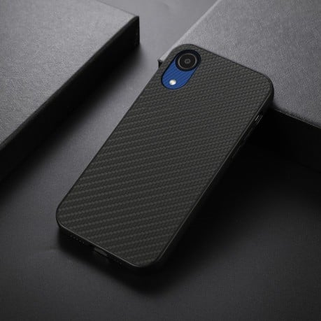 Протиударний чохол Carbon Fiber Skin Samsung Galaxy A03 Core - чорний