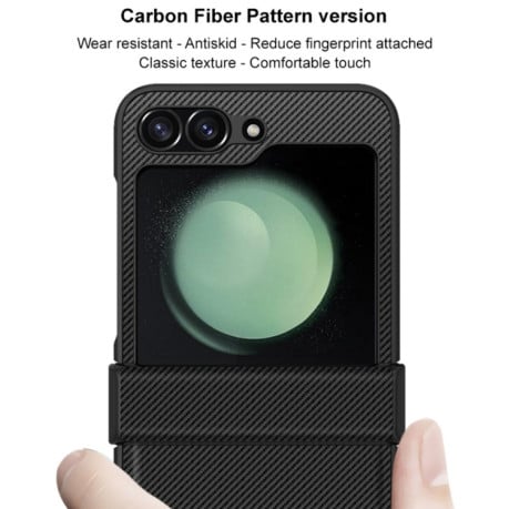 Противоударный чехол imak Ruiyi Series для Samsung Galaxy  Flip 6 - черный