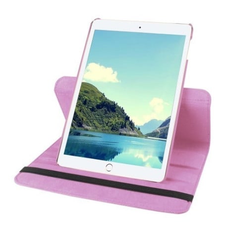 Кожаный Чехол 360 Degree Litchi Texture розовый для iPad mini 4