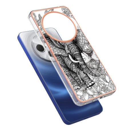 Протиударний чохол Electroplating IMD для Xiaomi Redmi 14C 4G/Poco C75/Redmi A4 5G - слон