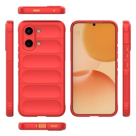 Силіконовий чохол Magic Flannel на Xiaomi Redmi Turbo 5 Max / Poco X8 Pro Max — червоний