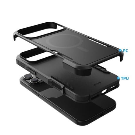 Противоударный чехол Kalebol 2 in 1 Matte с MagSafe на iPhone 17 Pro Max