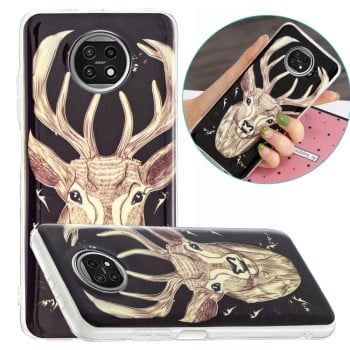 Противоударный чехол Luminous для Xiaomi Redmi Note 9T - Deer Head