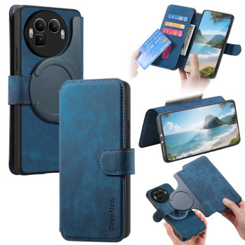 Чохол-книжка CaseNeo MagSafe RFID Anti-theft Retro Leather на Realme GT 8 Pro Global — синій