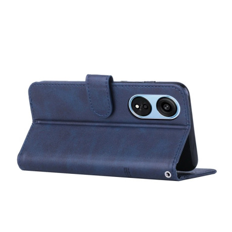 Чехол-книжка Stitching Calf Texture для OPPO A1 5G/A98 5G/A97/F23 5G - синий