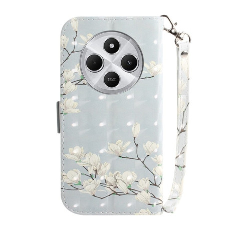 Чохол-книжка 3D Painting для Xiaomi Redmi 14C 4G/Poco C75/Redmi A4 5G - Magnolia