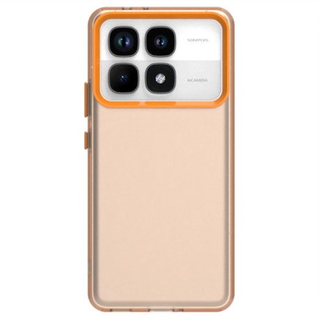 Противоударный чехол Candy Series для Xiaomi 14T Pro - оранжевый